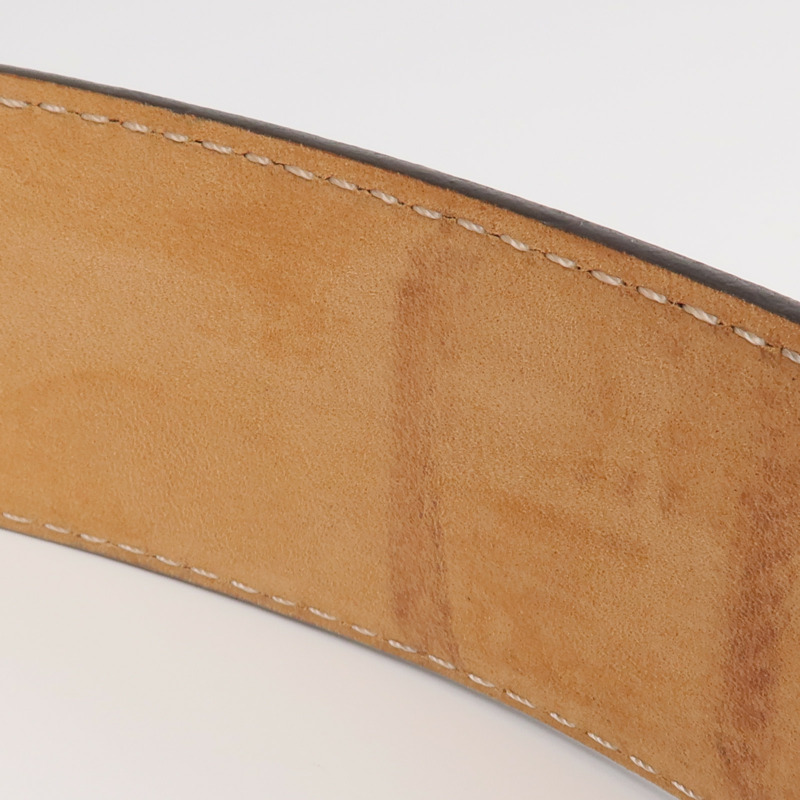LOUIS VUITTON Monogram Initiales Belt金扣皮帶-9