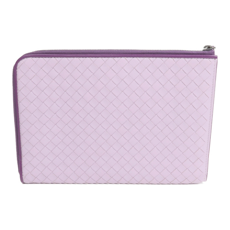 BOTTEGA VENETA 織紋皮革Pouch手拿包-1