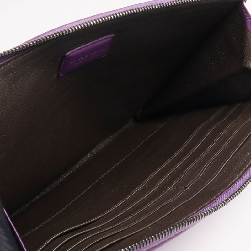 BOTTEGA VENETA 織紋皮革Pouch手拿包-9