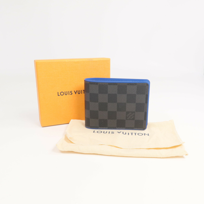 LOUIS VUITTON Damier Graphite Multiple Wallet錢包-11