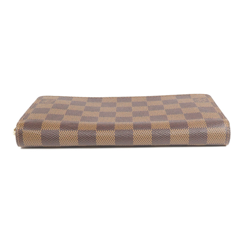 LOUIS VUITTON Damier Zippy Wallet金扣長錢包-5