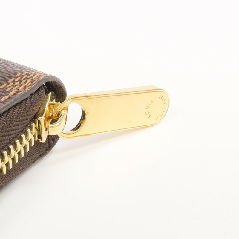 LOUIS VUITTON Damier Zippy Wallet金扣長錢包-10