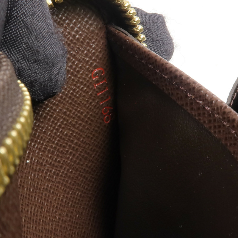 LOUIS VUITTON Damier Zippy Wallet金扣長錢包-14