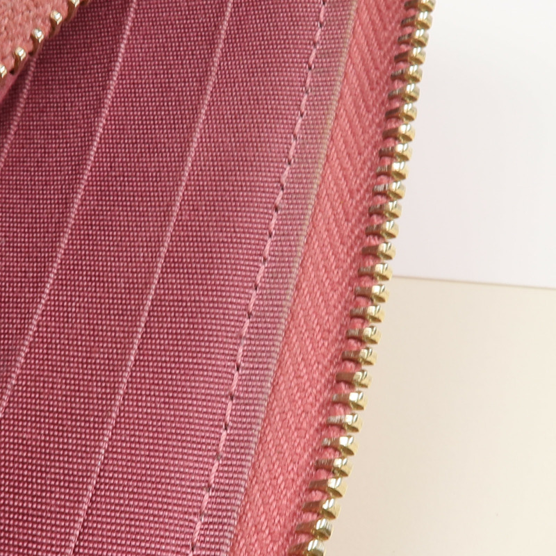 CHANEL 牛皮皮革Long Wallet金扣長錢包-17