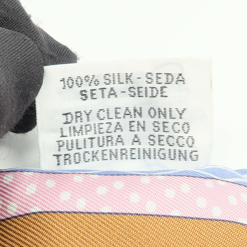 HERMES 絲質Twilly絲巾-8