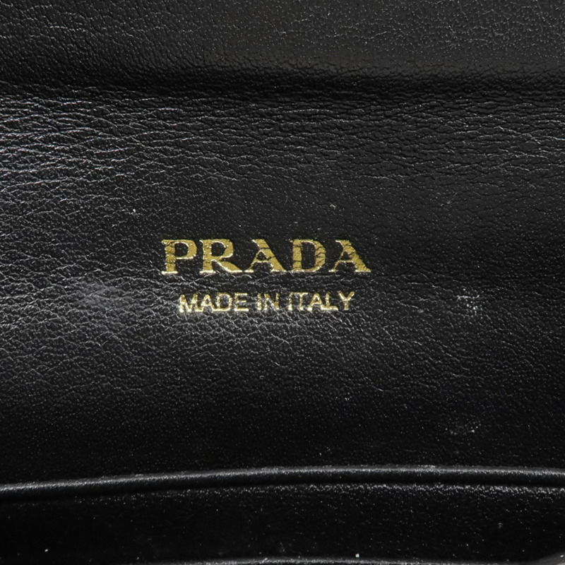PRADA 牛皮皮革Envelope Long Wallet金扣長錢包-8
