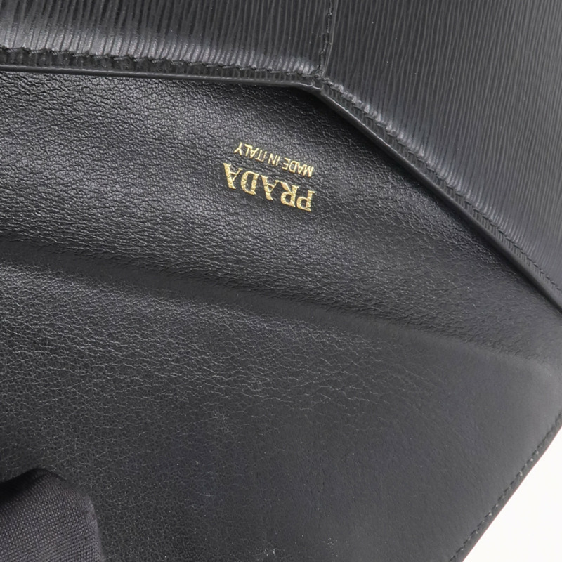 PRADA 牛皮皮革Envelope Long Wallet金扣長錢包-10