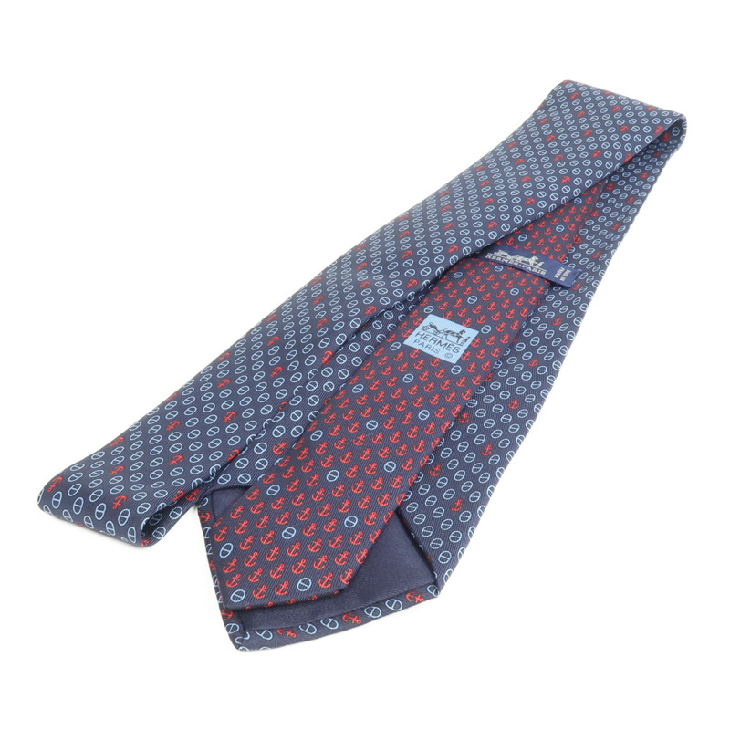 HERMES 絲質Tie領帶-1