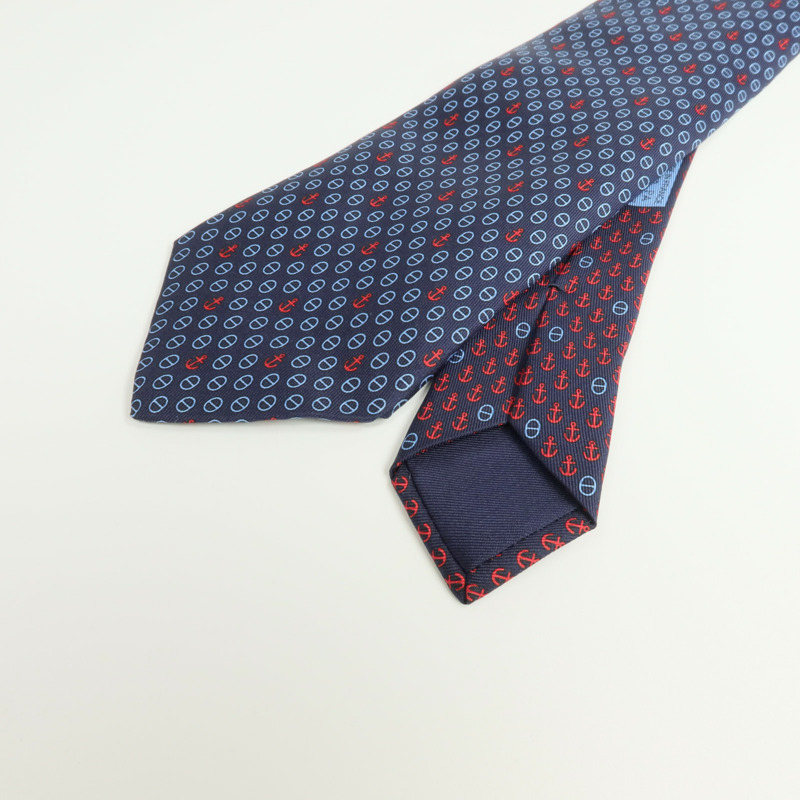 HERMES 絲質Tie領帶-2