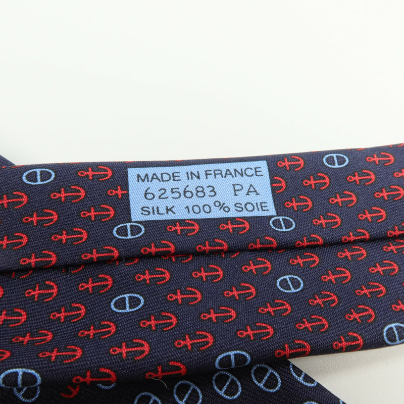 HERMES 絲質Tie領帶-6