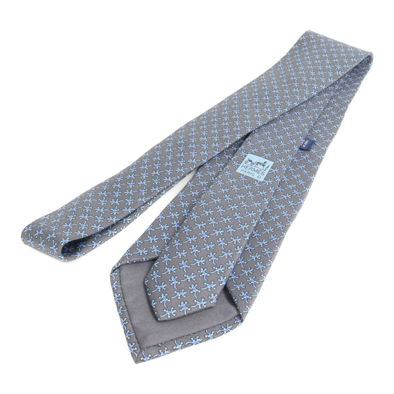HERMES 絲質Tie領帶-1