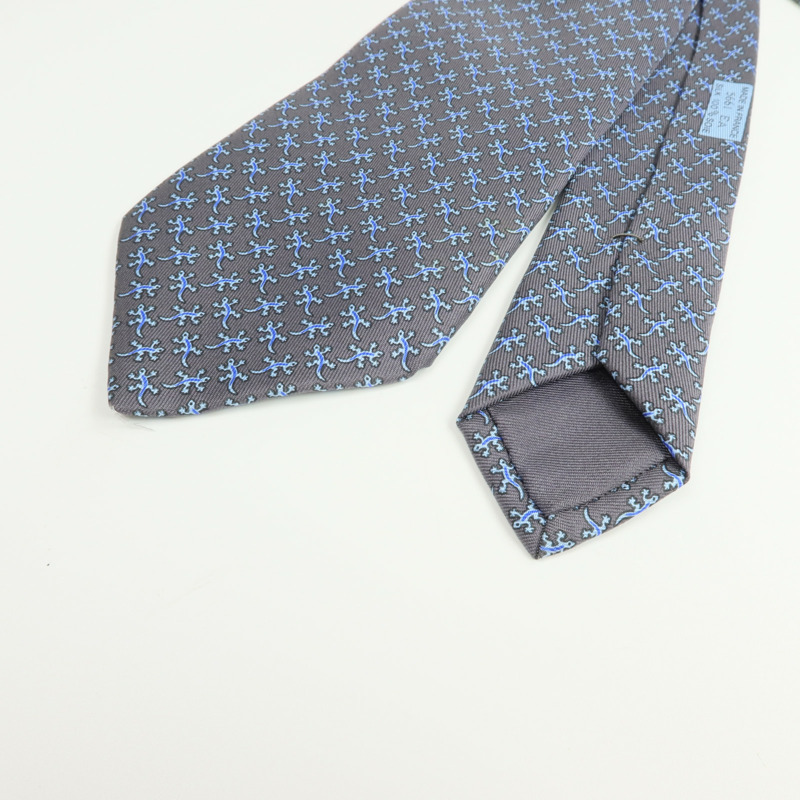 HERMES 絲質Tie領帶-2