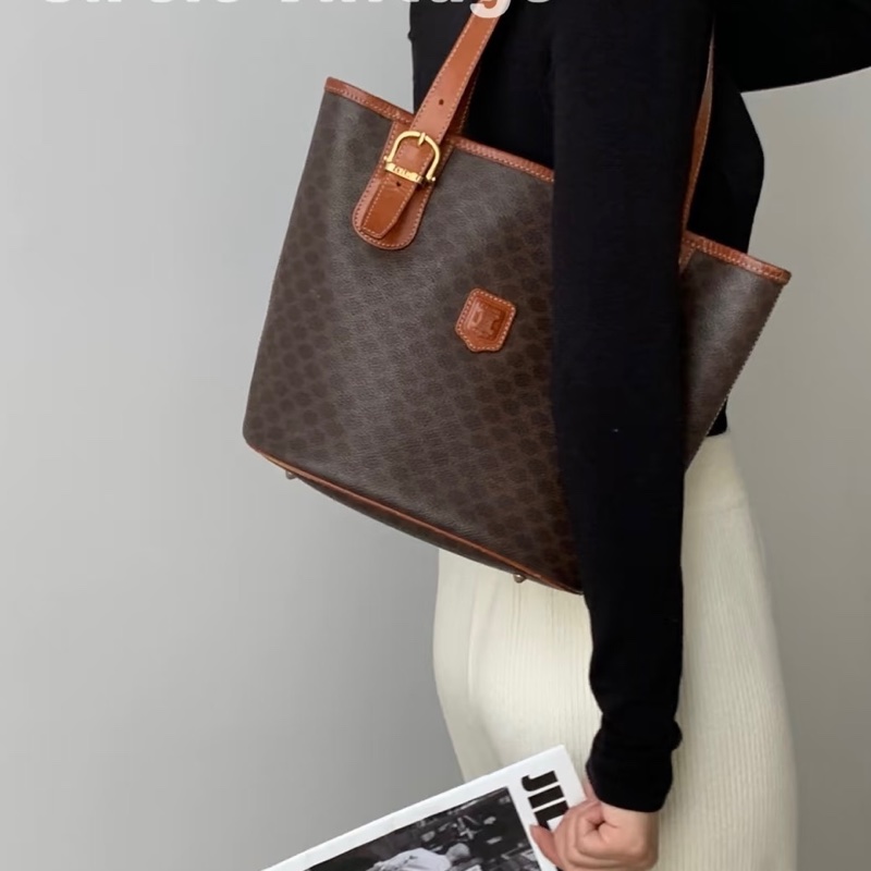 Celine 老花托特包-1