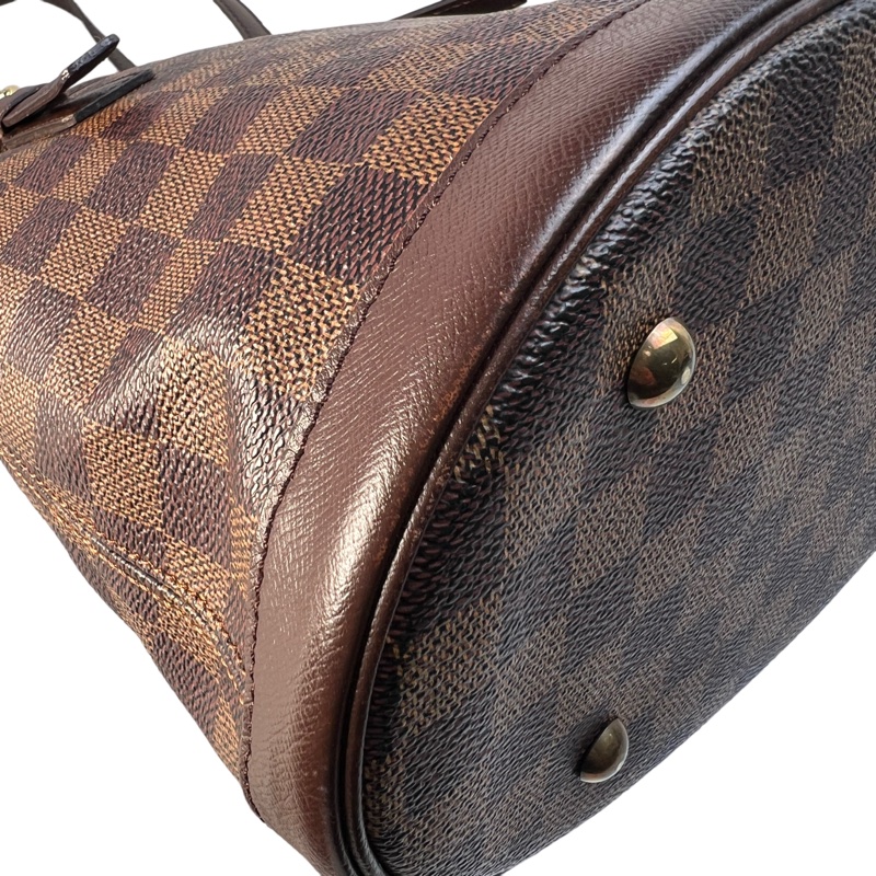 LV棋盤格子母包/托特包-10