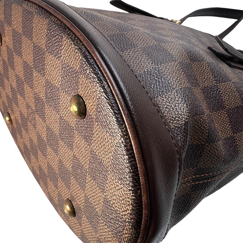 LV棋盤格子母包/托特包-11