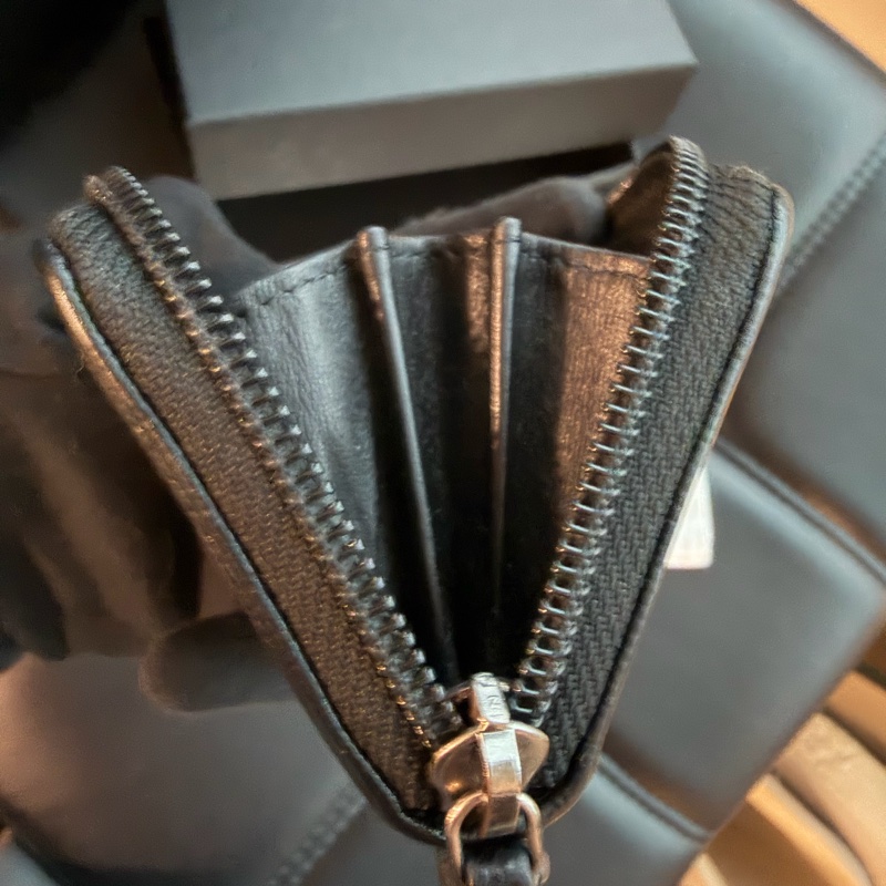 CHANEL 黑銀零錢包 boy🖤好可愛-10