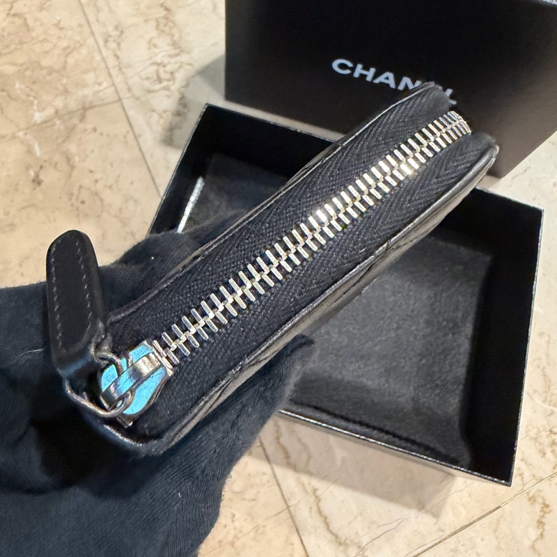 CHANEL 黑銀長夾 🖤錢錢躺得舒服才會越來越多錢-4