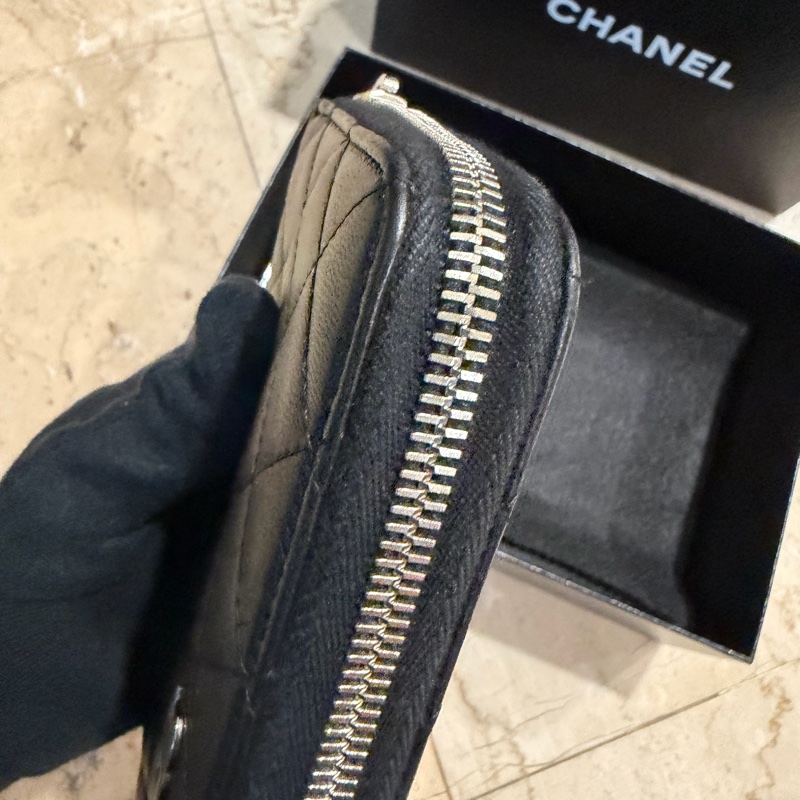 CHANEL 黑銀長夾 🖤錢錢躺得舒服才會越來越多錢-6