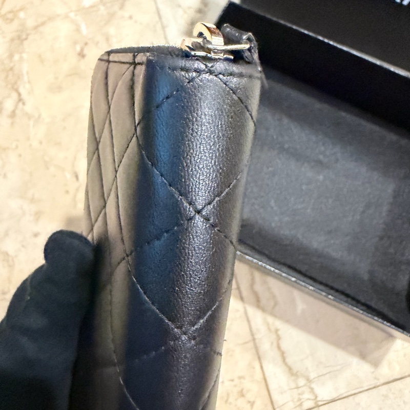 CHANEL 黑銀長夾 🖤錢錢躺得舒服才會越來越多錢-8