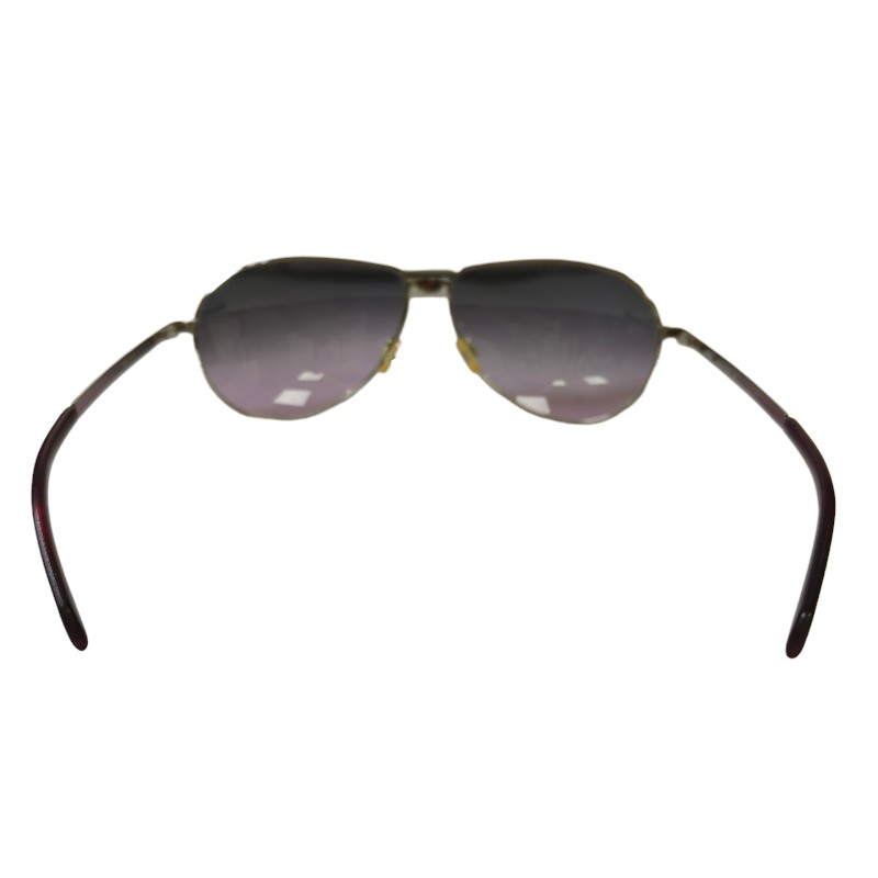 🫅女神購物節狂降（原$5800）‼️只到3/15⏰【8成新】㊣✨ FENDI ✨芬迪  SL7295 金屬框 紫色 漸層 雷朋 飛行 太陽眼鏡 墨鏡/保證正品🌳二手樹屋🌳-4