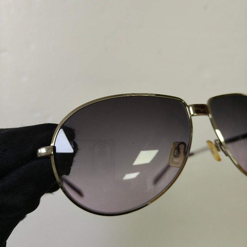 🫅女神購物節狂降（原$5800）‼️只到3/15⏰【8成新】㊣✨ FENDI ✨芬迪  SL7295 金屬框 紫色 漸層 雷朋 飛行 太陽眼鏡 墨鏡/保證正品🌳二手樹屋🌳-6