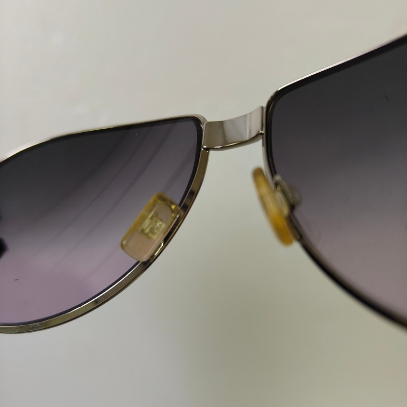🫅女神購物節狂降（原$5800）‼️只到3/15⏰【8成新】㊣✨ FENDI ✨芬迪  SL7295 金屬框 紫色 漸層 雷朋 飛行 太陽眼鏡 墨鏡/保證正品🌳二手樹屋🌳-13