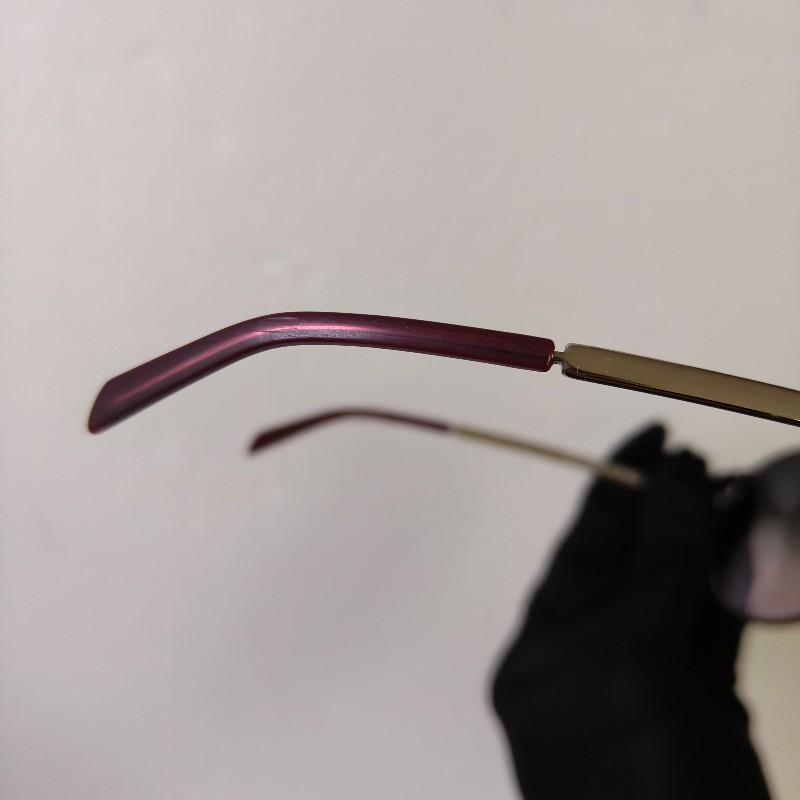 🫅女神購物節狂降（原$5800）‼️只到3/15⏰【8成新】㊣✨ FENDI ✨芬迪  SL7295 金屬框 紫色 漸層 雷朋 飛行 太陽眼鏡 墨鏡/保證正品🌳二手樹屋🌳-17