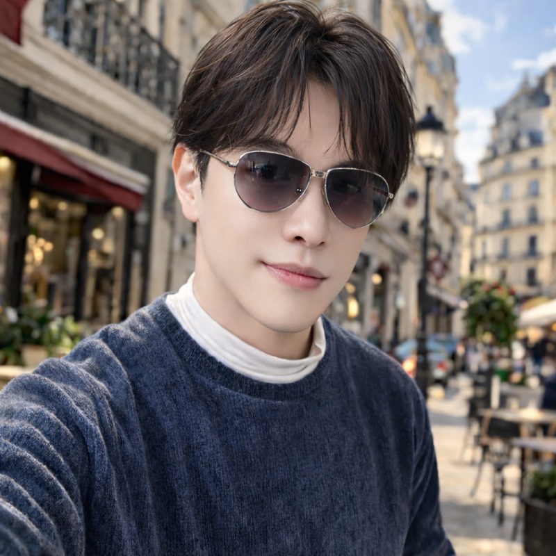 🫅女神購物節狂降（原$5800）‼️只到3/15⏰【8成新】㊣✨ FENDI ✨芬迪  SL7295 金屬框 紫色 漸層 雷朋 飛行 太陽眼鏡 墨鏡/保證正品🌳二手樹屋🌳-26