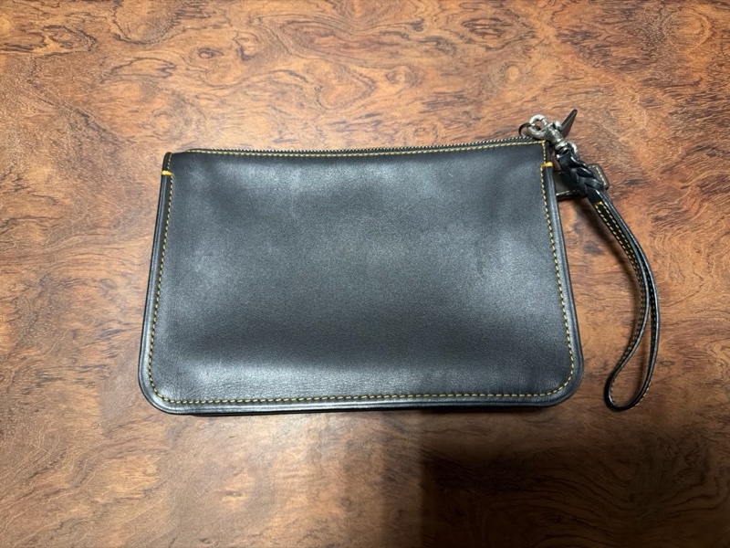 Coach 黑色 手拿包 化妝包-0