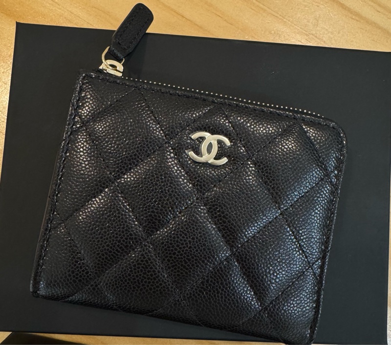 香奈兒 Chanel L 型 短夾/ L 短夾 （超夯超稀有款❤️-0