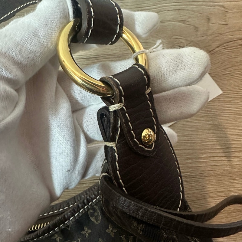 LV 單寧牛仔腋下包-7