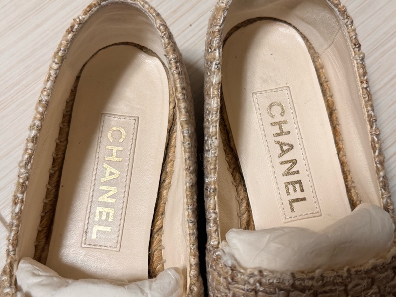 Chanel 草編鞋 37號-9