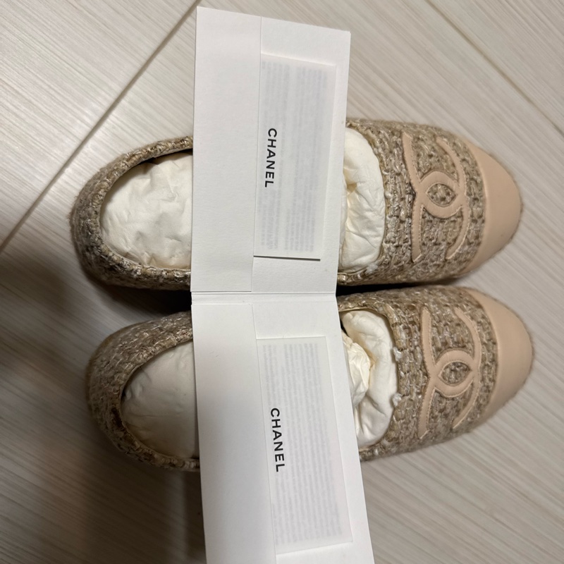 Chanel 草編鞋 37號-12