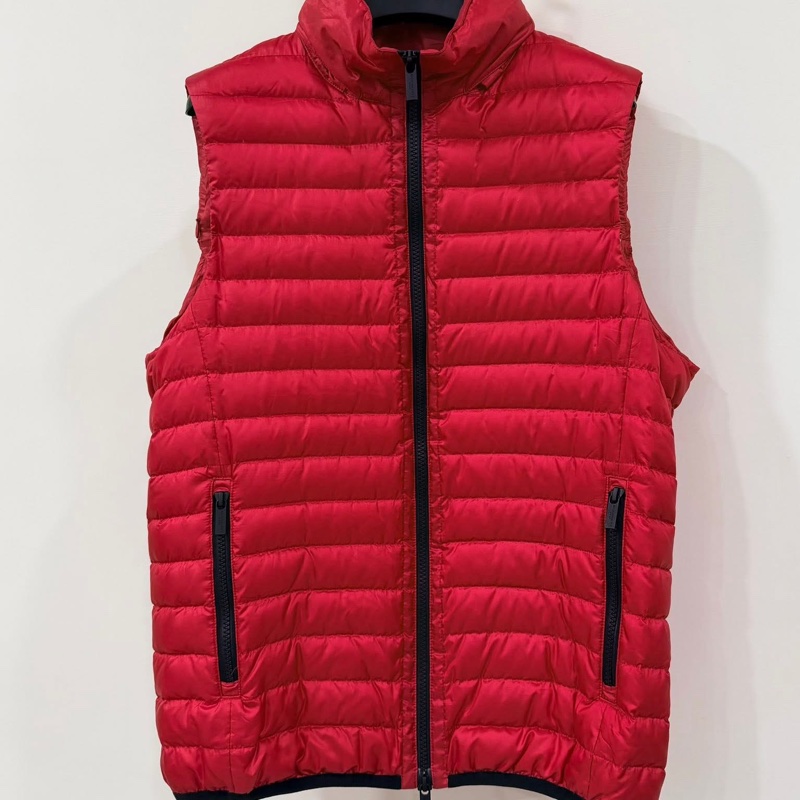 BURBERRY GOLF 紅色 二穿羽絨背心（帽和袖可收）-2