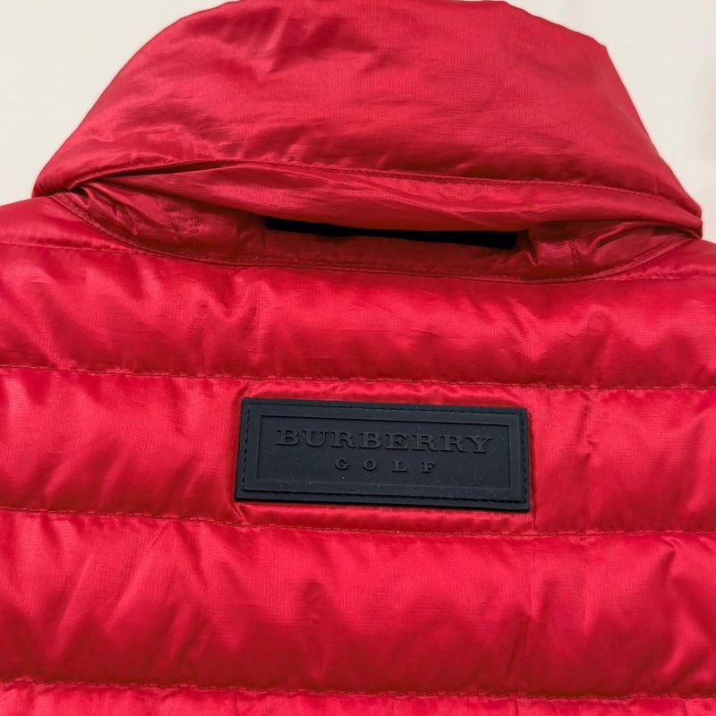 BURBERRY GOLF 紅色 二穿羽絨背心（帽和袖可收）-4