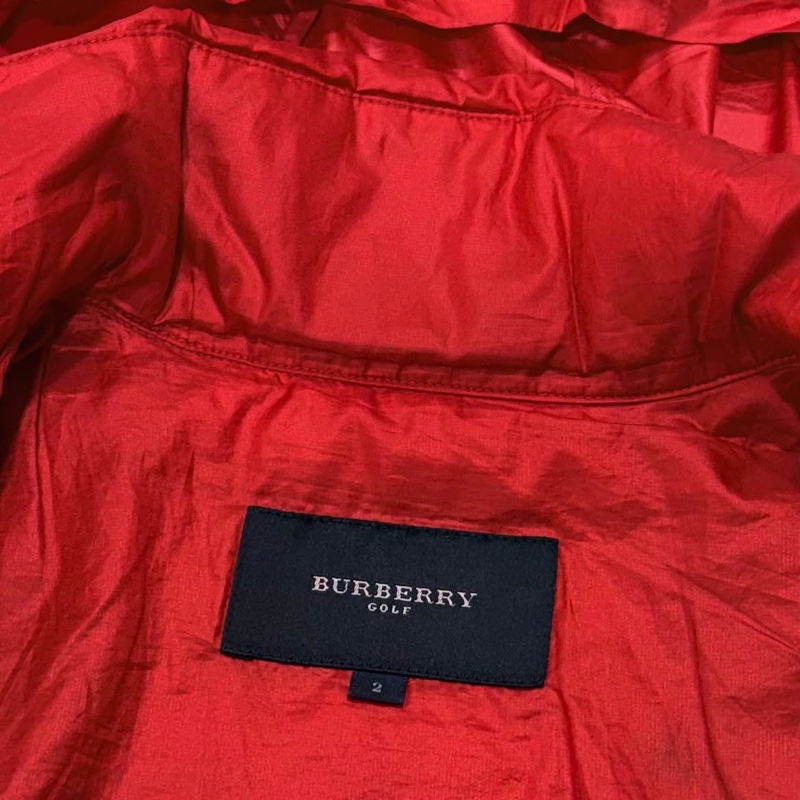 BURBERRY GOLF 紅色 二穿羽絨背心（帽和袖可收）-8