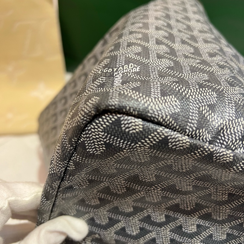 GOYARD 戈雅 Saint louis PM 灰色中款 手提包 肩背包 購物袋 托特包-11