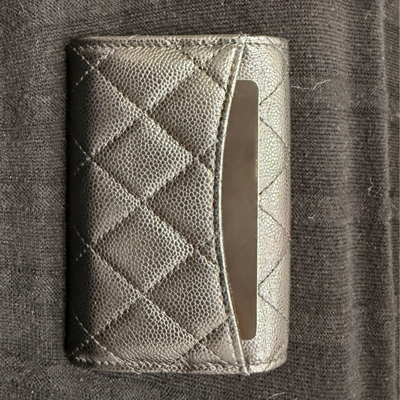 🖤【CHANEL 香奈兒 拉鍊卡夾｜黑金｜晶片款】✨-7