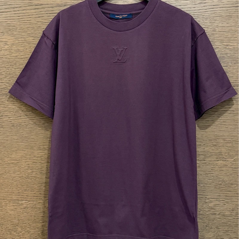 LV 紫色浮雕短袖-0