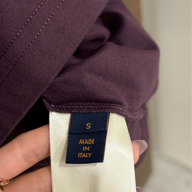 LV 紫色浮雕短袖-3