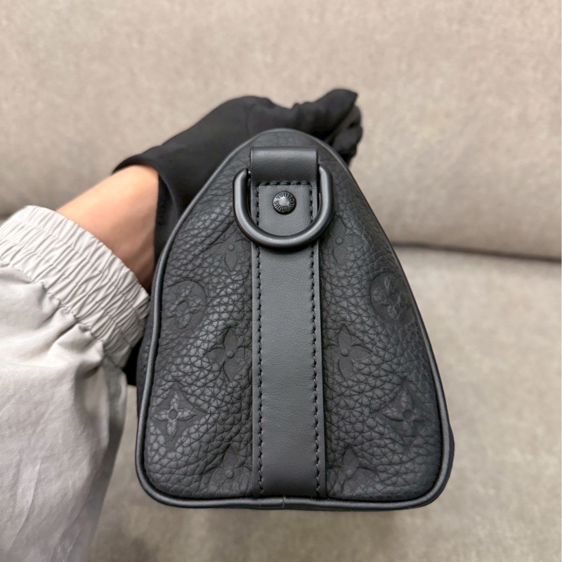 LV keepall25黑壓紋-5