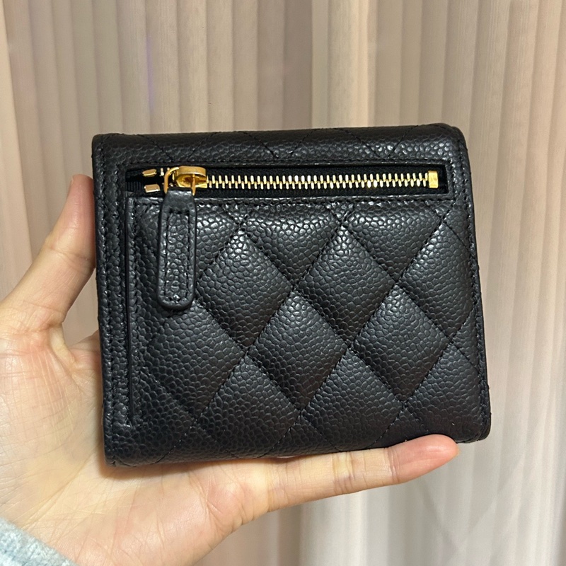 99新閑置品Chanel 香奈兒 三折卡包錢包-7