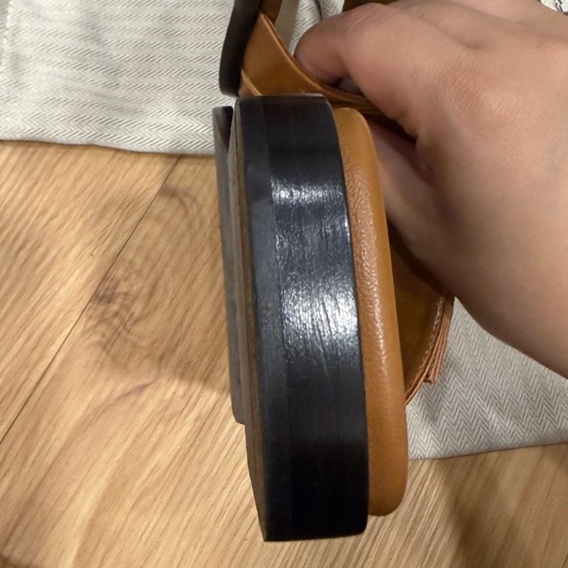 Hermès Giulia 平底涼鞋 🍊 經典金棕 x 銀扣 ✨ 愛馬仕-7