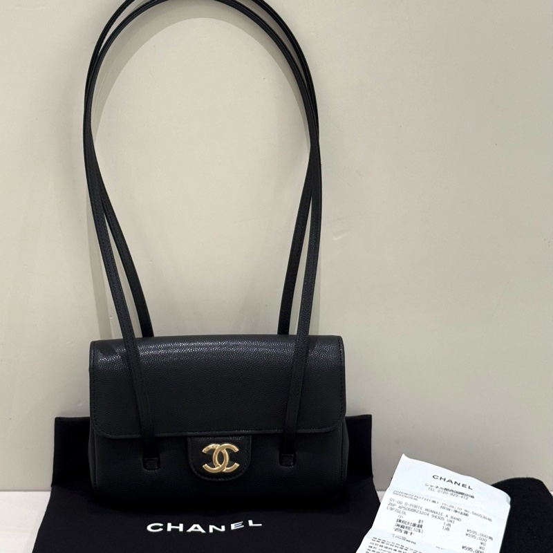 全新有票❤️Chanel 香奈兒 最新爆款Preppy coco mini手袋黑色-6