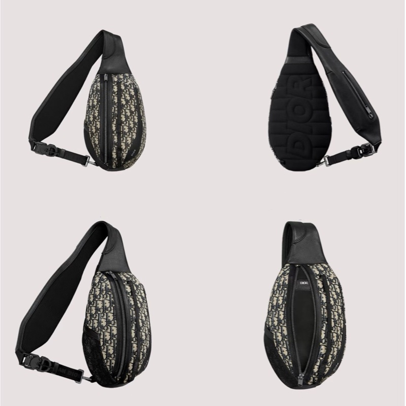 Dior Men Fall23 Scarab body bag 聖甲蟲肩包 經典老花-8