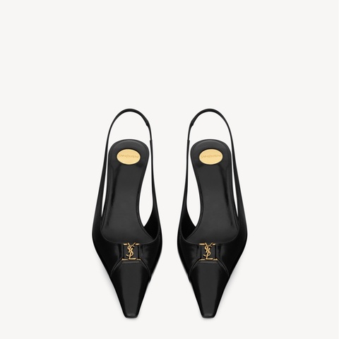 Saint Laurent 女士 BABYLONE BRETEUIL 露跟高跟鞋35 36 36.5 37 37.5 38 38.5 39 39.5 40 40.5 41 42碼跟高: 7.5cm