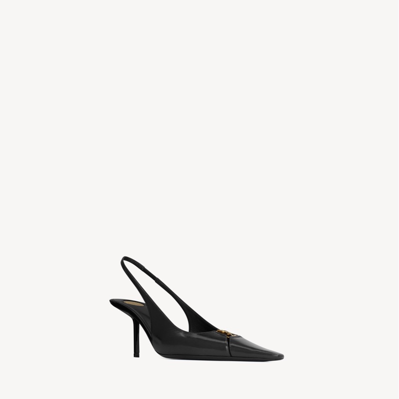 Saint Laurent 女士 BABYLONE BRETEUIL 露跟高跟鞋35 36 36.5 37 37.5 38 38.5 39 39.5 40 40.5 41 42碼跟高: 7.5cm-4