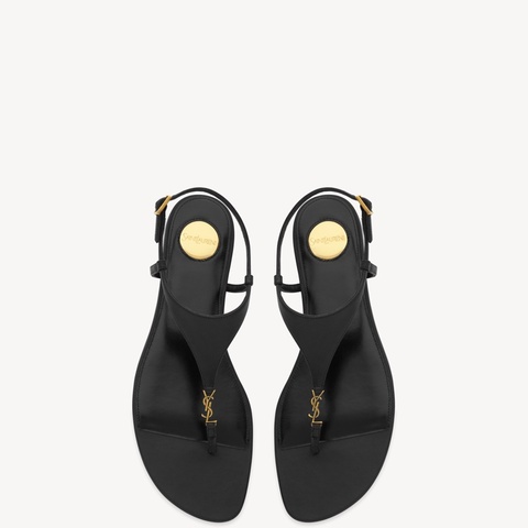 Saint Laurent 女士 CASSANDRA 平底涼鞋34 34.5 35 35.5 36 36.5 37 37.5 38 38.5 39 39.5 40 40.5 41 41.5 42碼