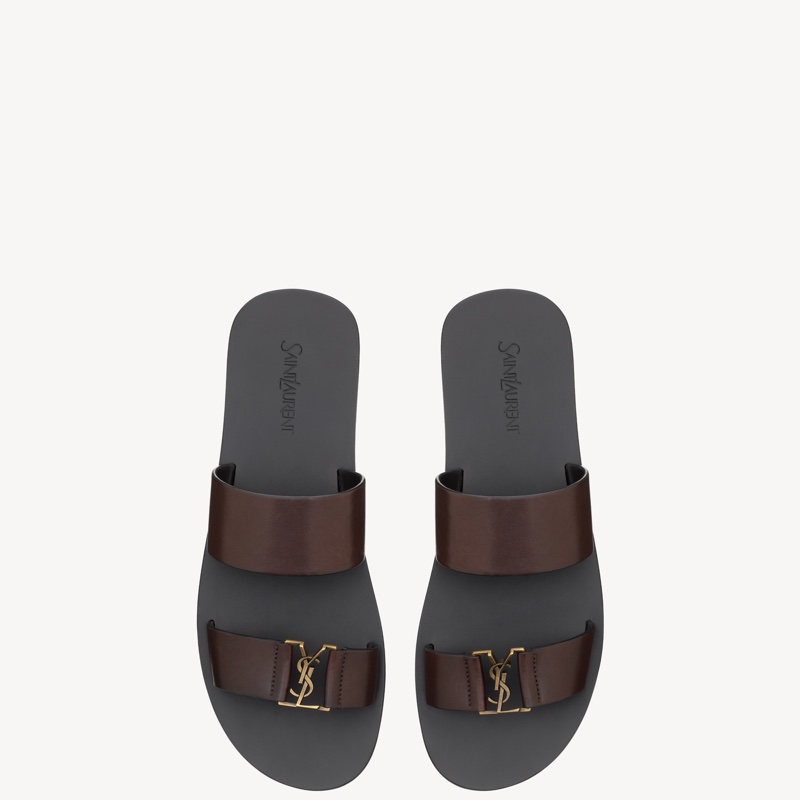 Saint Laurent 男士 BABYLONE拖鞋39 40 40.5 41 41.5 42 42.5 43 43.5 44 45 46碼-0