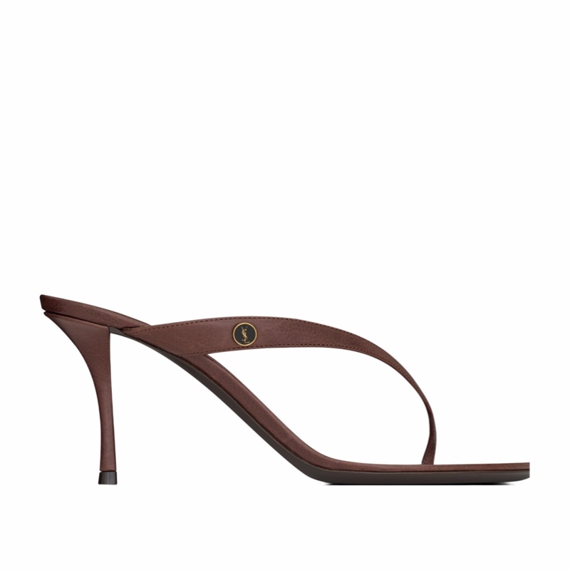 Saint Laurent 女士 SUE 高跟涼鞋36 37 37.5 38 38.5 39 40 41碼跟高: 7.5cm-1